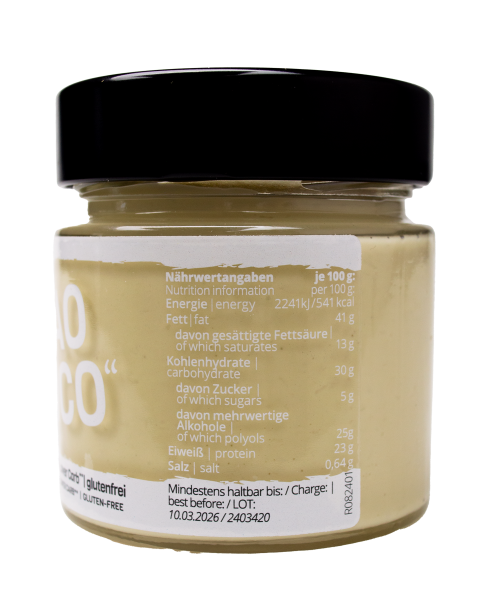„Ciao Coco“ – Zuckerfreier Kokos-Cremeaufstrich (200g) - No Sugar Sugar