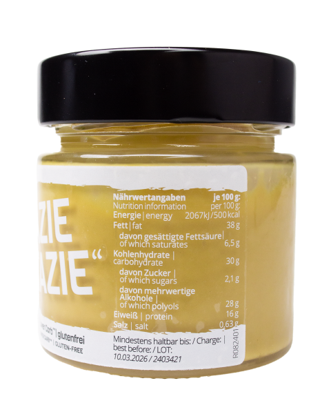 „Grazie Pistazie“ – Zuckerfreier Pistazien-Cremeaufstrich (200g) - No Sugar Sugar