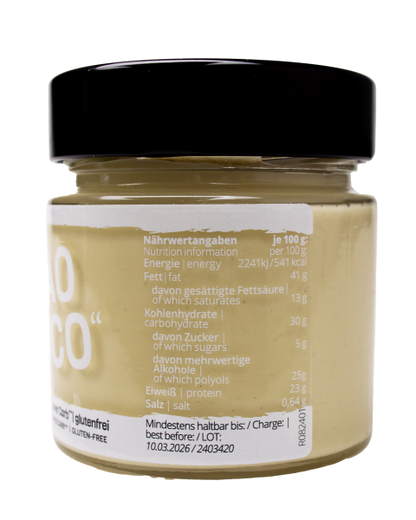 „Ciao Coco“ – Zuckerfreier Kokos-Cremeaufstrich (200g) - No Sugar Sugar