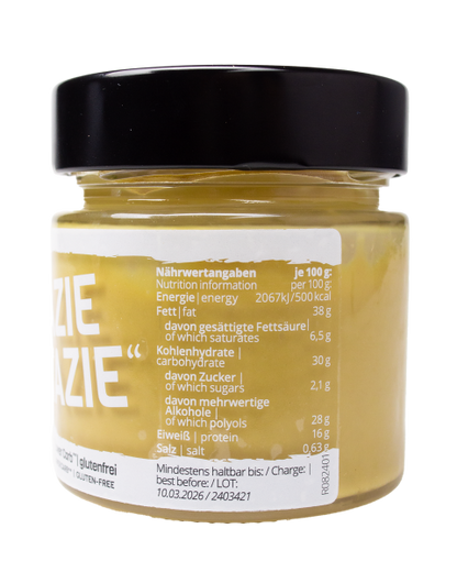 „Grazie Pistazie“ – Zuckerfreier Pistazien-Cremeaufstrich (200g) - No Sugar Sugar