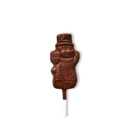 Schokoladen Schneemann Lolli 10g - NO SUGAR SUGAR